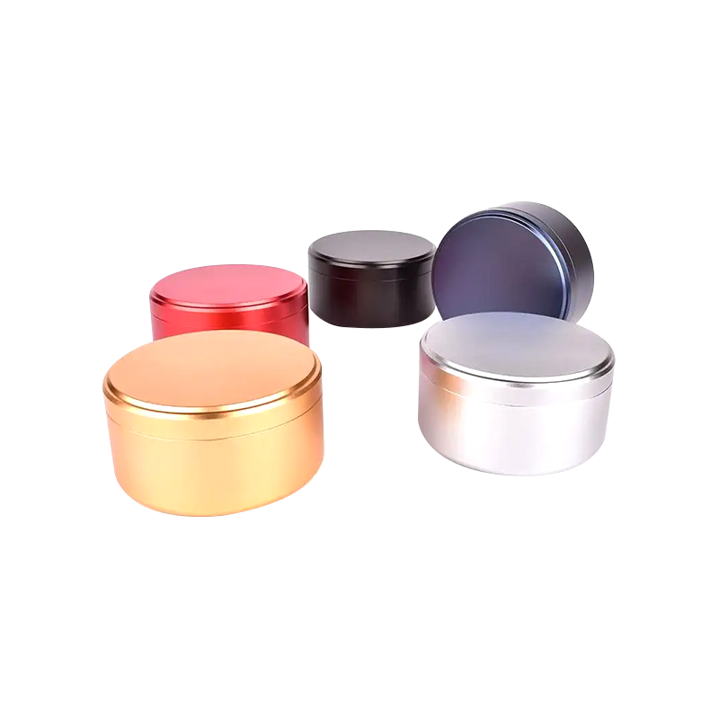 鋁制其他顏色蠟燭罐用于蠟燭和膏類(lèi)等包裝